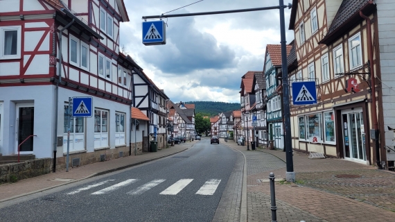 Egy német kisváros. Streetview hiányában már nem tudom melyik.